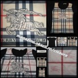 TRICOU DAMA MANECA SCURTA FIRMA BURBERRY EMBLEMA SUPRADIMENSIONATA CRISTALE, Imprimeu grafic, L, M, S, XL