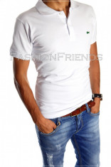 Tricou LACOSTE - tricou barbati - tricou slim fit - 4635 foto