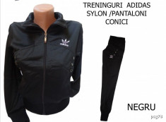 TRENINGURI DAMA ADIDAS,MATERIAL SYLON, PANTALONI CONICI , LIVRARE GRATUITA foto