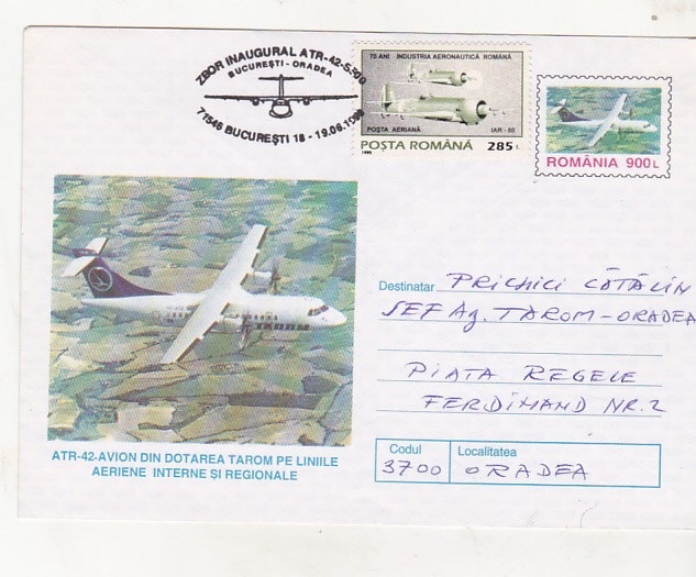 bnk fil Zbor omagial ATR 42 Bucuresti Oradea 1998