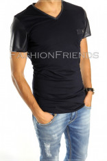 Tricou tip ZARA - tricou barbati - tricou slim fit - tricou fashion - 4646 foto