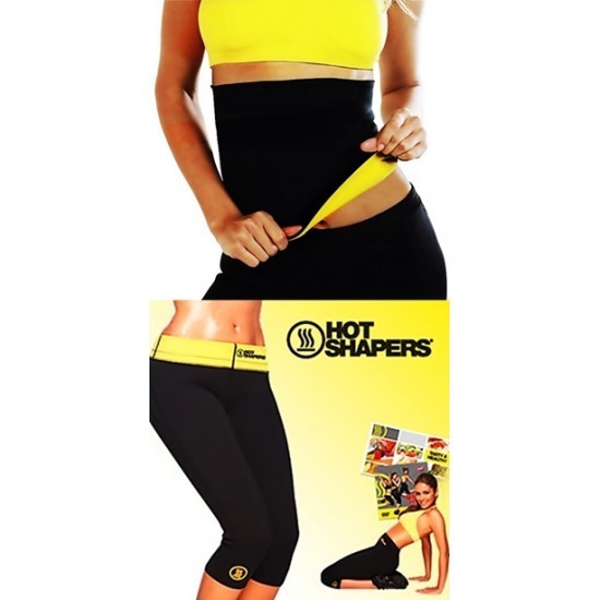 Set pantaloni si centura pentru slabit Hot Shapers foto mare Set pantaloni si centura pentru slabit Hot Shapers foto mare