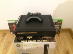 Consola Xbox 360 Elite HDD 120GB + jocuri originale GTA 5 si Diablo 3- 500 RON foto