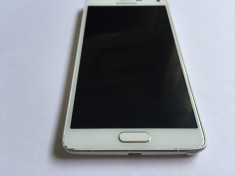 Samsung Galaxy Note 4 G910F White Alb 32GB IN Stare Buna Neverlocked foto