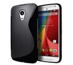 Husa Motorola Moto G2 TPU S-LINE Black foto