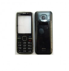 Carcasa Nokia C5-00 cu tastatura - Culoare Neagra- originala foto