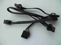 Cablu sursa modulara - 4xMOLEX 4 pini foto