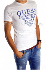 Tricou GUESS - tricou barbati - tricou slim fit - tricou fashion 4629 foto