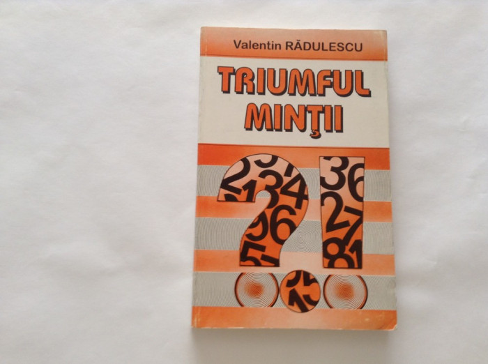 Triumful mintii Valentin Radulescu,RF1