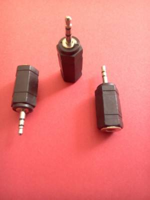 Adaptor, jack tata, 2,5 mm, stereo - jack mama, 3,5 mm, stereo / Jack 2.5 - 3.5 foto