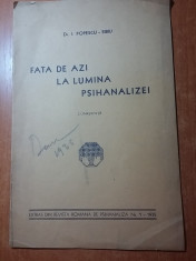 revista &amp;quot;revista romana de psihanaliza &amp;quot;-anul 1,nr.1 din ianuarie-martie 1935 foto