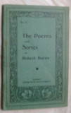 THE POEMS AND SONGS OF ROBERT BURNS (LONDON/LITTLE BLUE BOOKS No.8/interbelica)