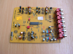 placa preamplificator pickup si intrari linie amplificator Grundig CL-R6 foto