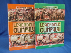 ALEXANDRU MITRU - LEGENDELE OLIMPULUI * 2 VOLUME CARTONATE( ZEII/EROII ) - 1996 foto