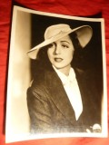 Fotografie- Cinema cu Frances Drake1933 , 19x24,5 cm