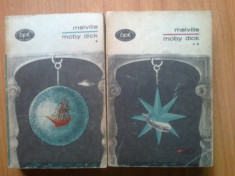 g0 Moby Dick, Melville, 2 volume foto