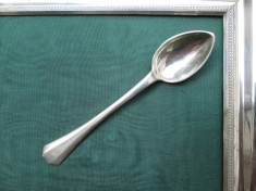 #3 - Lingurita de argint masiv , 13,5 centimetri foto