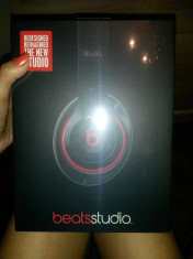 Casti audio cu banda Beats Studio 2.0 by Dr. Dre, Negru foto