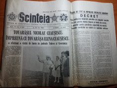 ziarul scanteia 28 iulie 1988 (vizita lui ceausescu in jud. tulcea si constanta) foto