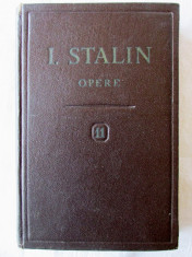 &amp;quot;OPERE - Vol. 11&amp;quot;, I. V. Stalin, 1951. Carte noua foto