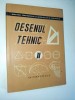 Desenul Tehnic Vol. II: Desenul Proiectiv, 1958, Nicolescu &amp; Moldovan, Manual Mecanica, Scoala Profesionala, 200 pagini