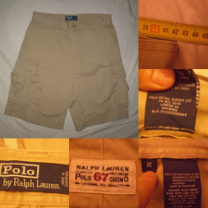 Pantaloni Scurti POLO by RALPH LAUREN Chino Classic bermude casual cargo buzuna foto