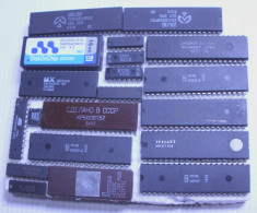 lot 80 circuite calculator vechi anii 80 computer cpu cip z80 memorii ice felix foto