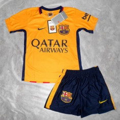 Compleu copii FC BARCELONA AWAY model nou 2015-2016 foto