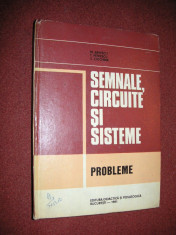 Semnale, circuite si sisteme (probleme) - M. Savescu, T. Petrescu, S. Ciochina foto