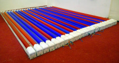 24 Tuburi fluorescente (Neon) 36W, LOHUIS Rosu/Albastru incl. suporturi (balast) foto