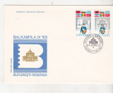 Bnk fil FDC Romania 1983 - Balkanfila IX `83i - LP1088