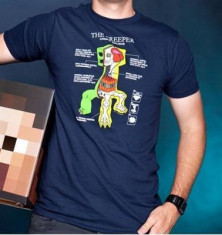 Tricou Oficial Minecraft Creeper Anatomy foto