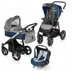 Carucior 3 in 1 Husky Navy Baby Design foto