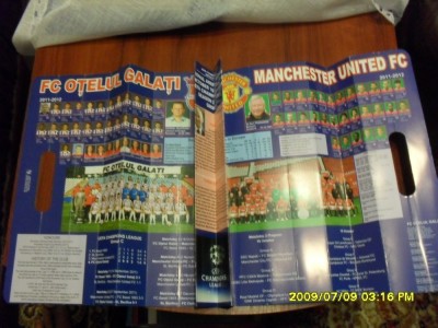 program Otelul Galati - Manchester United foto