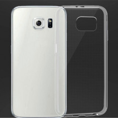 Husa Samsung Galaxy S6 Edge Super Slim 0.7mm Silicon TPU Transparenta foto