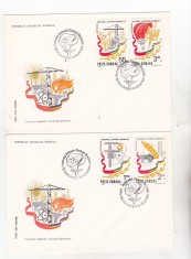 bnk fil FDC Romania 1981 - Cantarea Romaniei - LP1037 foto