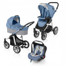 Carucior multifunctional 3 in 1 Lupo Blue Baby Design foto