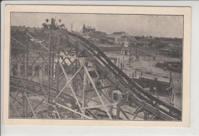 BUCURESTI , LUNA PARK , TRENUL AERIAN PRIMA PANTA foto