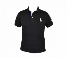 Tricou barbati Ralph Lauren Black (1321) LICHIDARE STOC !!! Livrare gratuita ! foto