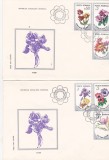 bnk fil FDC Romania 1986 - Flori - LP1160