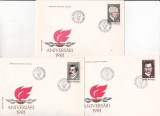 Bnk fil FDC Romania 1981 - Aniversari - LP1023