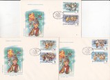 Bnk fil FDC Romania 1986 - Obiceiuri folclorice de anul nou - LP1172