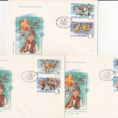 bnk fil FDC Romania 1986 - Obiceiuri folclorice de anul nou - LP1172