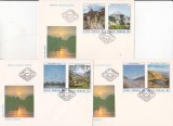 bnk fil FDC Romania 1987 - Peisaje turistice - LP1182