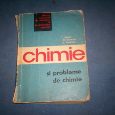 CHIMIE SI PROBLEME DE CHIMIE I RISAVI