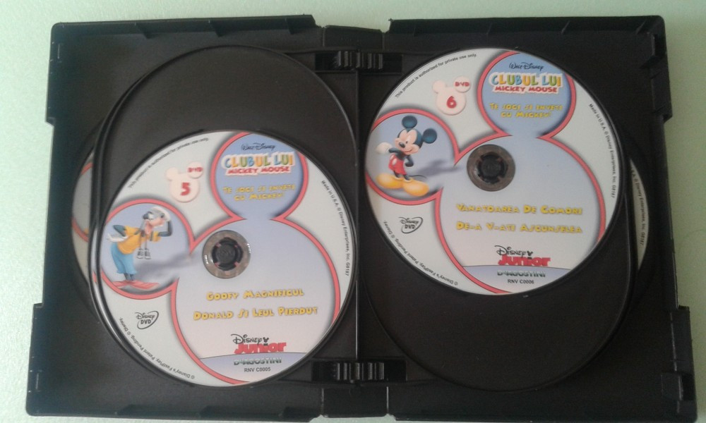 Clubul lui Mickey Mouse - colectie 45 dvd-uri desene dublate in limba  romana | Okazii.ro
