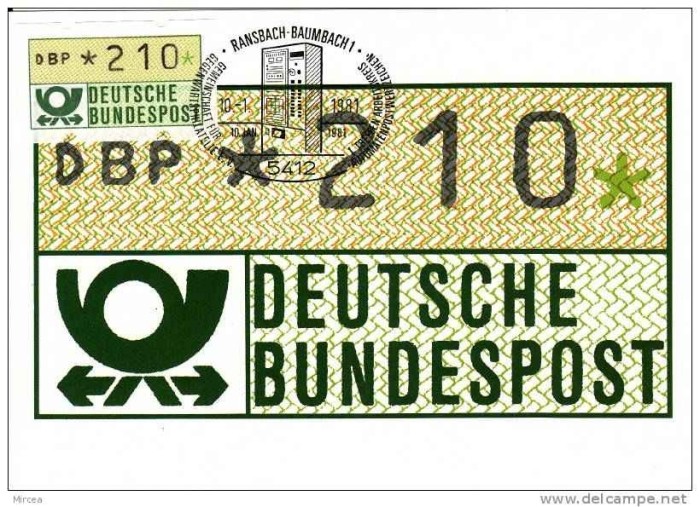 2243 - Germania 1981 - carte maxima