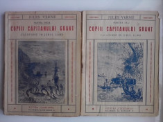 Copiii capitanului Grant-partile II si III (carti vechi) / Jules Verne / C56P foto