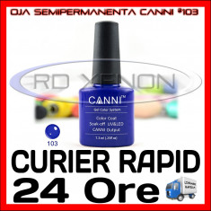 OJA SEMIPERMANENTA (PERMANENTA) KING BLUE #103 CANNI - MANICHIURA UV foto