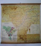 Harta Economica a judetului Alba - RSR